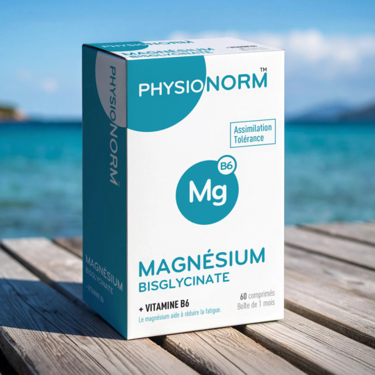 Physionorm Magnésium Bisglycinate en vacance